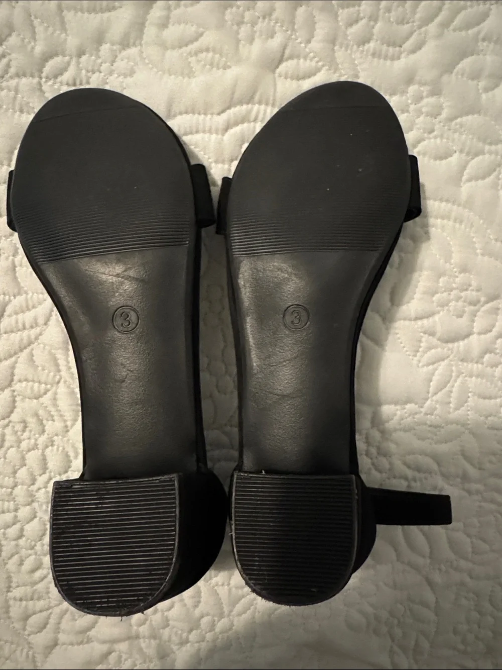 Girls' Black Ankle-Strap Dress Sandals by